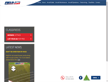 Tablet Screenshot of fieldair.com.au